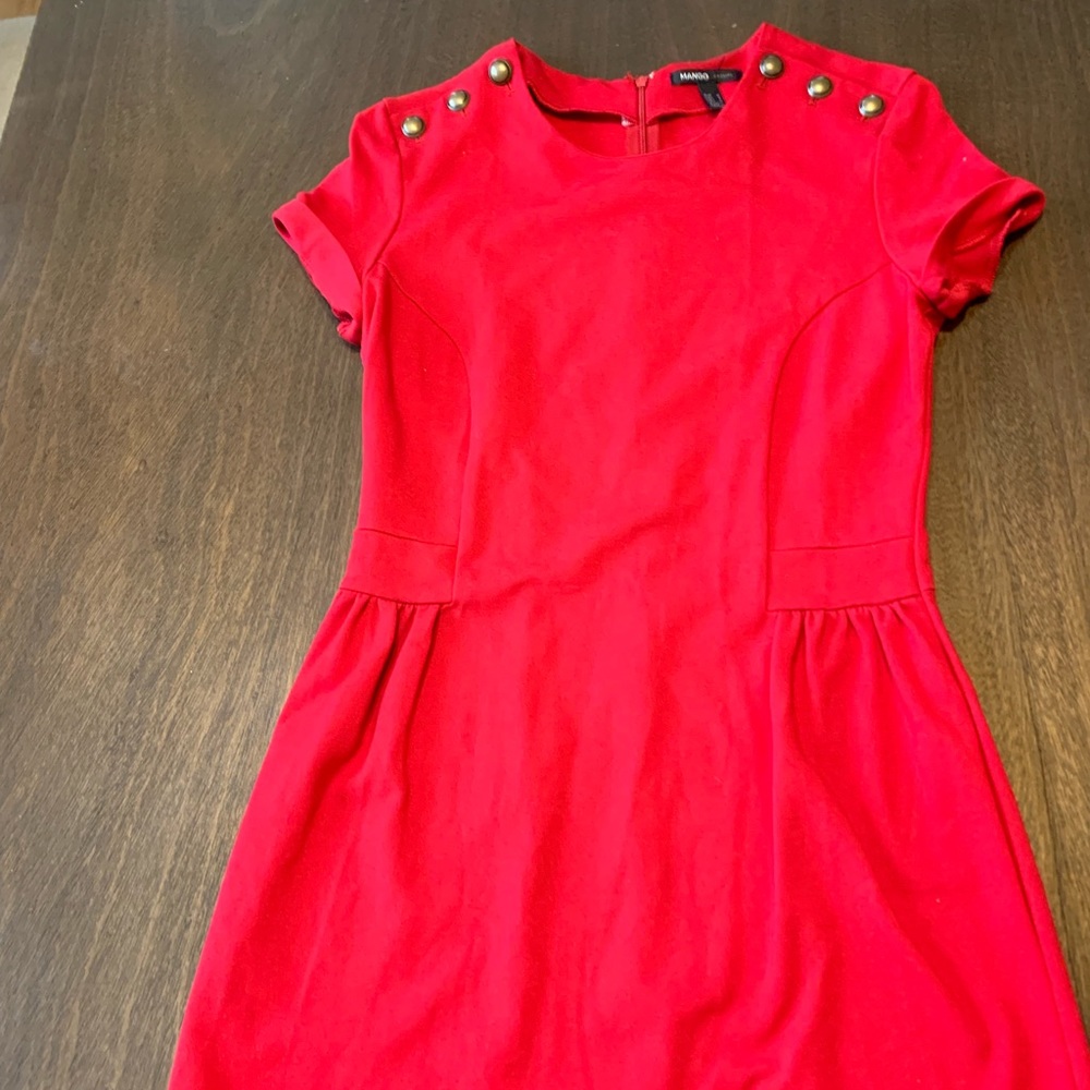 Red formal dress